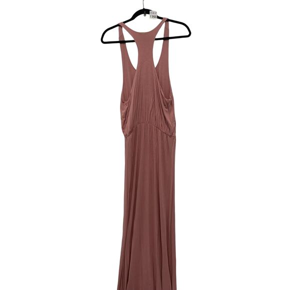 Maxi Dress Racer Back Zanana Outfitters Dusty Pink Ballerina - Picture 3 of 3